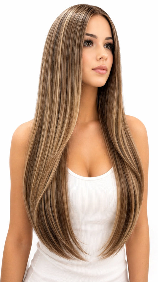 Peluca Lace Front, Corte natural Degrafilado "Emma"