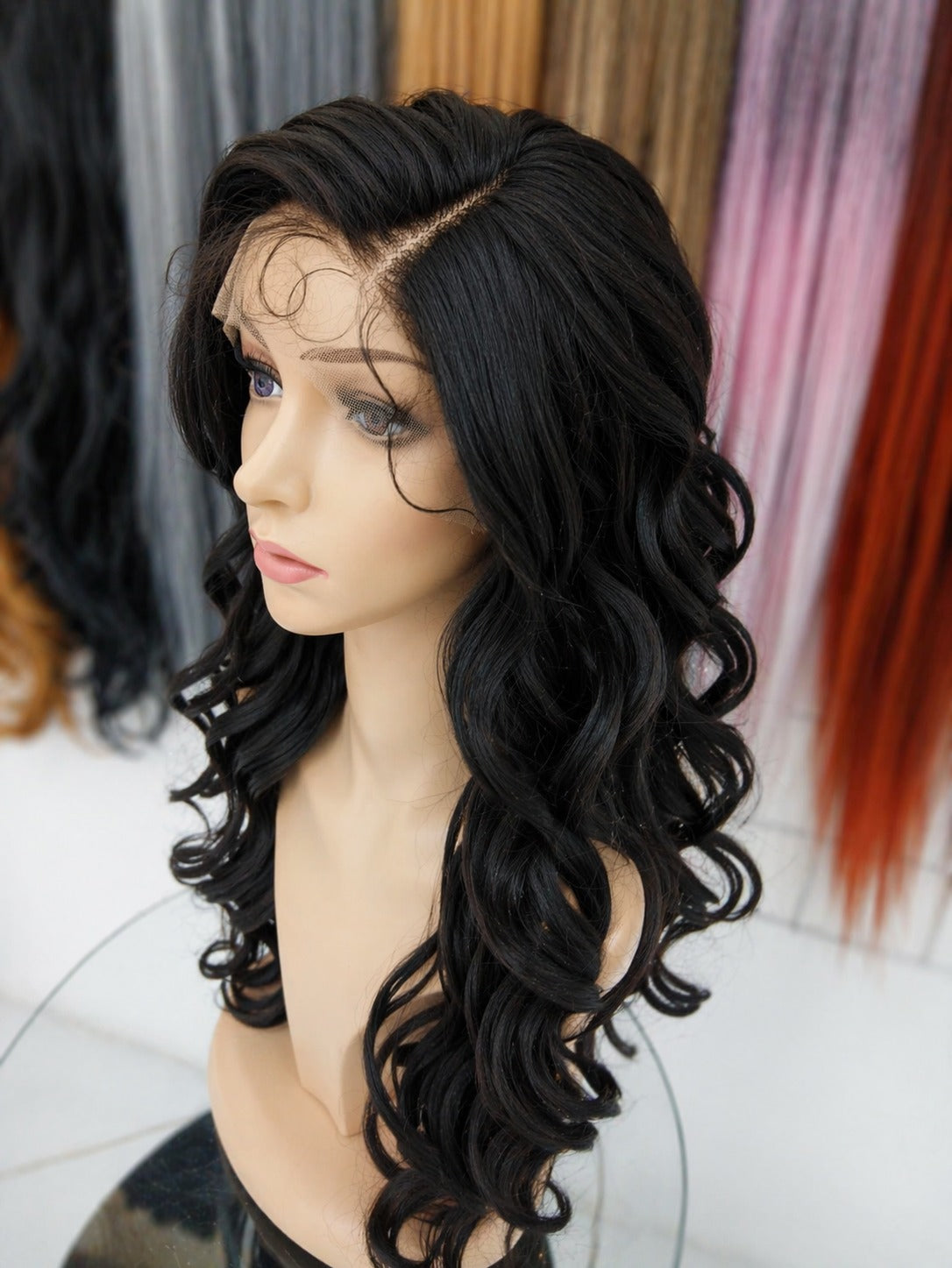 Peluca Ondulada Modelo Anny Lace Front – Color Castaño #2 | 24 Pulgadas
