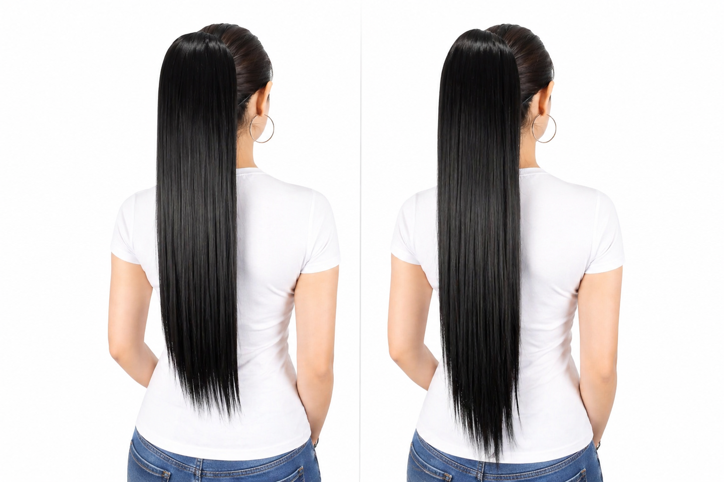 Coleta Lacia Color Negro #1 intenso 2 looks en 1 lacio
