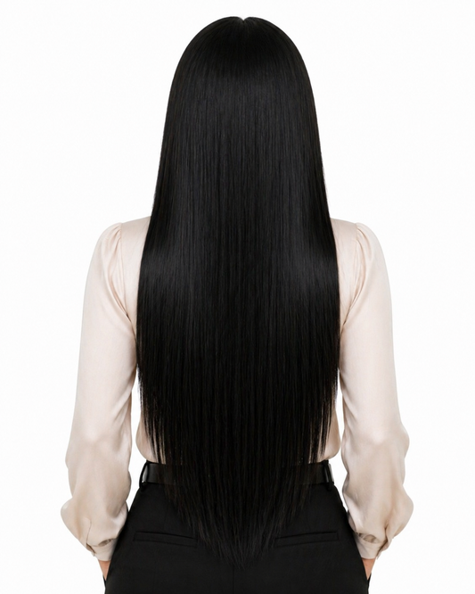 Peluca Nicolle Extra Largo - Negra Lacia Premium